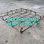 BESI PONDASI CAKAR AYAM 80X80 BESI 10 FULL SNI