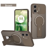 For Motorola G85 Case Moto G35 Phone Case Moto S50 Neo Cover Moto G85 G35 Cover Carbon fiber Stent p