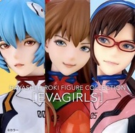 全新 日版 海洋堂 新世紀福音戰士 林浩己 EVA GIRLS 綾波零  明日香 真希波 pvc 1/7 比例模型