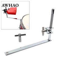 [AWHAO] Cowbell Stand Cowbell Holder Expansion Clip Cowbell Mounting Bracket Lightweight Metal Cowbe