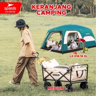 SPEEDS Keranjang Lipat Gerobak Box Camping Glamping Outdoor 031-52