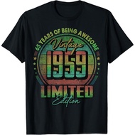 1959 Limited Edition Vintage T-Shirt For 65th Birthday