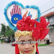 SANGGUL MERDEKA CEKAK,gandik (READY STOK) GAnDEK,BUNGA CUCUK SANGGUL LINTANG,ASSESORI PENGANTIN,DOKO