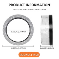 1.5/3inch Car 12V LED Round Square Angel Eye Aperture Daytime Running Light Headlight Cars Motorcycl