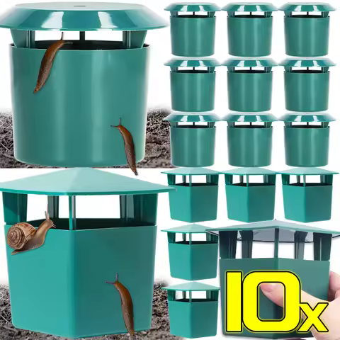 1/10pcs Snail Trap Catcher Garden Slug Cage Reusable Pests Trapper Garden Farm Protector Supplies Fo