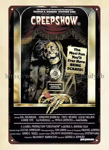 Creepshow 1982 Stephen King horror movie poster metal tin sign collectible decor