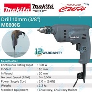 6.5MM CHUCK 350W 0-3000RPM MAKITA MT M0600G DRILL SCREWDRIVER GERUDI