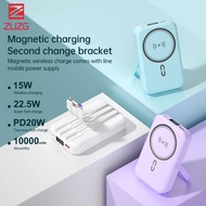 [Ready Stock] 3C Certificate (CCC) Power Bank ZUZG 10000mAh MAGNETIC WIRELESS Charging (20W + 15W)