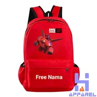 CHILDREN'S BACKPACK BIG hero 6 BAYMAX FREE NAME