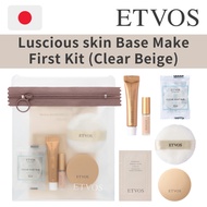 Direct From Japan【ETVOS】Luscious skin Base Make First Kit (Clear Beige)