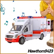 Simulation Ambulance Toy with Light Sound Urgent Ambulance Toy with Siren Sound Effects Educational 