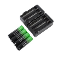 【R】18650 Battery 5800mAh 3.7V Rechargeable Batteries with Battery Charger