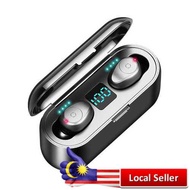 F9-8 TWS Earphones BT V5.0 Stereo Headset Sports Mini Earbuds Handsfree HD