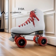 new 30-46 high speed racing 65*38mm 92a/85a pu wheel leather roller skates adujustable stopper brake