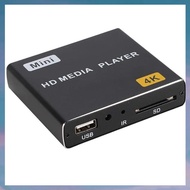 (XCTS) Mini 4K HDD Media Player 1080P Horizontal and Vertical Digital Video Player with USB Drive/SD