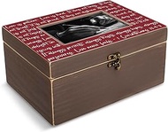 Cottage Garden Love Is Patient and Kind 1 Corinthians 13:4-8 10 x 7 x 4.8 Inch Crimson Red MDF Wood