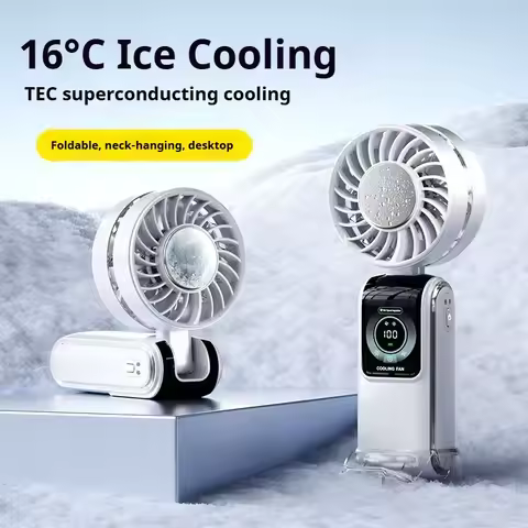 CryoFlow High-Speed Cooling Fan (With Built-in Metal Cooling Plate Instant Skin-Contact Icy Sensatio