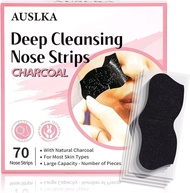 Blackhead Pore Strips,(70 Counts) Blackhead Remover-Deep Cleansing Charcoal Strips - Black Head Nose
