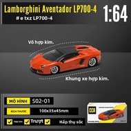 CCA MSZ 1:64 Lamborghini Aventador SVJ Đúc Hợp Kim Mô Hình Xe Cổ Điển Tĩnh Bộ Sưu Tập Đồ Chơi Cho Độ