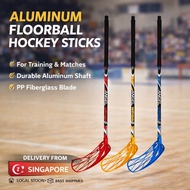 Portable Floorball Stick  Aluminum Shaft Hockey Stick Training & Match  Singapore Ready Stock （ Free