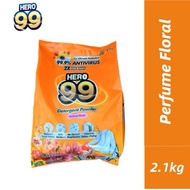 HERO 99 Detergent Powder 2.1KG | Powerful Stain Removal | Fresh Scent Laundry Detergent