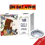 Ultra thin SLM condoms 001 small size 49, condoms with lots of lubricating gel - Box of 108bcs (Avai