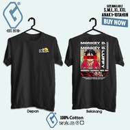 One Piece Luffy distro T-shirt One Piece Luffy premium Shirt/