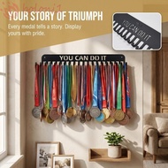 [COD] Medal Display Rack, Large Capacity Sturdy Award Hanger Holder, Organizer 20 Hooks Wall Mounted