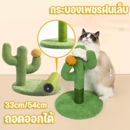 【GUGU-W】ของเล่นแมว กระบองเพชรฝนเล็บ เสาฝนเล็บ  ตกแต่งบ้านสวย ถอดออกได้ ที่ลับเล็บแมว