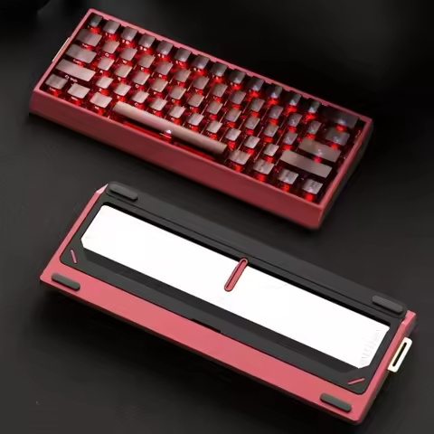 NDIY X60 Magnetic Switch Shell Customized CNC Aluminum Case Wooting Gh60 Keyboard Case Gaming Mechan