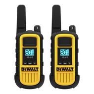 DEWALT DXFRS800 2 Watt Heavy Duty Walkie Talkies - Waterproof, Shock Resistant, Long Range & Recharg
