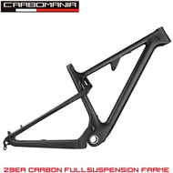 Full Carbon Suspension Bike Frame 29er MTB Thru AXle BOOST Carbon Fiber Suspension Mountain Bikes XC