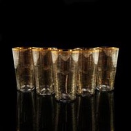 Baccarat ) 老式金銀絲細工玻璃杯( 55) - 二手