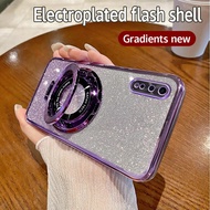 For Vivo S1 1907 V1907 Casing Electroplating Soft Glitter TPU Phone Back Luxury Cover Vivo V1907 Pho