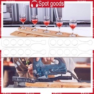 WIN Acrylic Template Cutting Template for Crafting Wine Flight and Beer Glass Trays