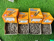 น๊อต สกรูเกลียว หัวแฉก ยกกล่อง 500ตัว และ 1000ตัว 7*1นิ้ว 7*1.5นิ้ว 8*1นิ้ว 8*1.5นิ้ว ตะปูเกลียว น๊อ