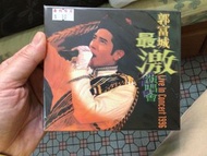 a941981 郭富城 最激演唱會 香港華納 Aaron Kwok HK WEA Double Live in Concert 1996 Original Press CD