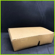 ◫ ✨ ◭  MEAL BOX 2 DIVISION | LUNCH BOX 2 DIVISION | BROWN SILVER| 25PCS PER PACK
