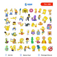 50pcs Stiker The Simpsons | Sticker The Simpsons | Stiker Kartun | Sticker Kartun | Stiker Pack | St