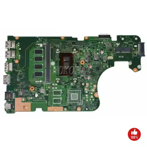 NOKOTION 60NB0AF0-MB1000 Main board for Asus X555UA X555UJ X555UF X555UQ Laptop Motherboard 4G Intel