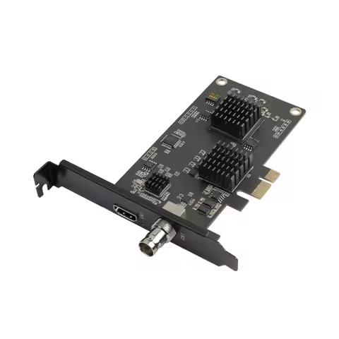 IOCREST 2 Channels SDI+HDMI Compatible HD PCIe Capture Card Switch Game Live Broadcast PS4/NS Camera