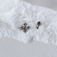 (1 Piece) chrome hearts earrings - Titanium G23 - Kassy