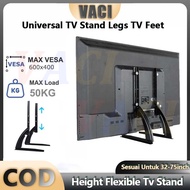 Tabletop TV Stand 32-75 Inch Height Adjust Universal LED LCD TV Stand Leg TV Stand Feet Pendakap TV