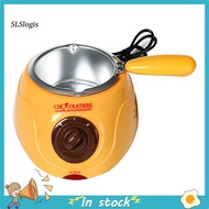 SLS_ 1 Set 250ml Chocolate Melt Fondue Food Grade Energy-saving Metal Candy Melting Pot Chocolate Fondue Melter Machine Set for Home