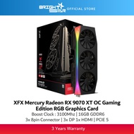 XFX Mercury Radeon RX 9070XT OC Gaming Edition RGB 16G GDDR6 Graphics Card RX-97TRGBBB9