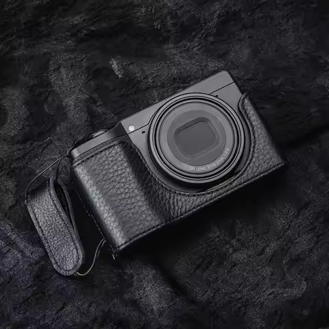 GR4 Half Case Box Cover Protector for Ricoh GRIV Case GRIV Vintage Genuine Leather Half-Wrap Case GR