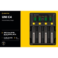 Armytek Chargers UNI C4 PLUG TYPE-C 4-Slot Battery Charger