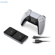 Cool3C For PS5 Controller Charger USB Single Charging Dock Stand Station Cradle For Sony Playstation 5 For PS5 New Gamepad Controller HOT