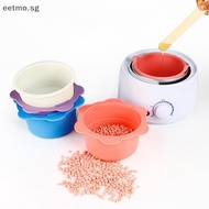 [eetmo] Wax Warmer Heat-resisting Replacement Silicone Bowls Hair Removal Wax With Stirring Stick No