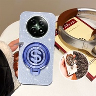 YBD Phone Case For Realme 12 5G Realme 12X 5G Realme 13 5G F29 Pro 5G Rotating USD Bracket Glitter H